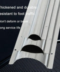 Heavy Duty 304 Stainless Steel Cable Trunking Self Adhesive Cord Cover Raceway Wall Wire Duct Channel showing thickened design for durability.