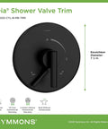 Polished Chrome Shower Valve Trim With ADA Brass Lever For Pressure-Balancing Valve S261XBODY Includes Adjustable Stop Secondary Diverter No Fuss Install With Temptrol Bracket S261XBRBODY Valve Not Included with 7.5-inch escutcheon