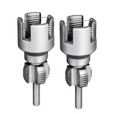 PVC Pipe Threader Tool For Internal And External Threading With Electric Drill Compatibility, Heavy Duty Metal Die For Quick Plumbing Repairs On 1/2 And 3/4 Inch PVC Pipes, Easy DIY Home Maintenance