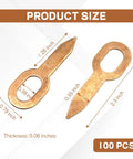 100 Pack Ot Straight Washers With Heavy Duty Car Dent Puller Rings For Knocking Out Dents Fast Sheet Metal Repair Pulling Tools And Panel Welder Consumables Smooth It Out showing size dimensions and thickness.