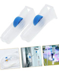 Must Have Laboratory Hose Flow Regulator Roller Switch Tubing Control Valve For Easy Infusion Adjuster in white and blue