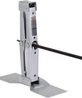 Heavy Duty Scissor Jack 3000 Lb Capacity With Extra Wide Base For Stability Lifts From 3.75 To 15.13 Inches Gray Finish