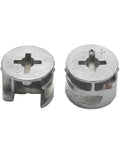 Cam Lock Fittings For Furniture Connectors Kit 20 Pack 15mm x 12mm zinc alloy anti-corrosion durable easy install
