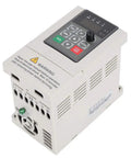 Three Phase Output VFD for Spindle Motors, 0.75KW 110V In, 7A Single Phase to Three Phase Frequency Inverter with control panel