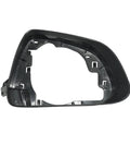 Right Side Rearview Mirror Housing Frame Trim Ring Plug And Play Cover For Tesla Model 3, black plastic frame, tight fitment.