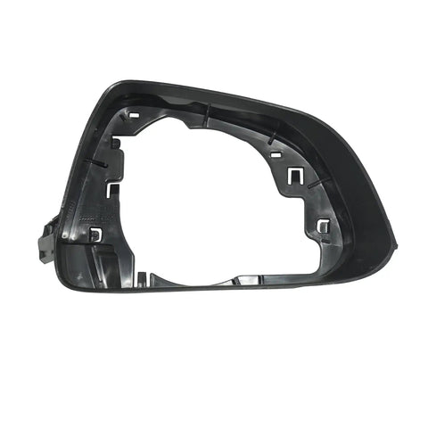 Right Side Rearview Mirror Housing Frame Trim Ring Plug And Play Cover For Tesla Model 3, black plastic frame, tight fitment.