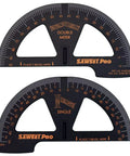 No Math No Guesswork Miter Saw Protractor With Large Scales For Quick Accurate Crown And Miter Cuts Hand Powered Precision Tool Dual View
