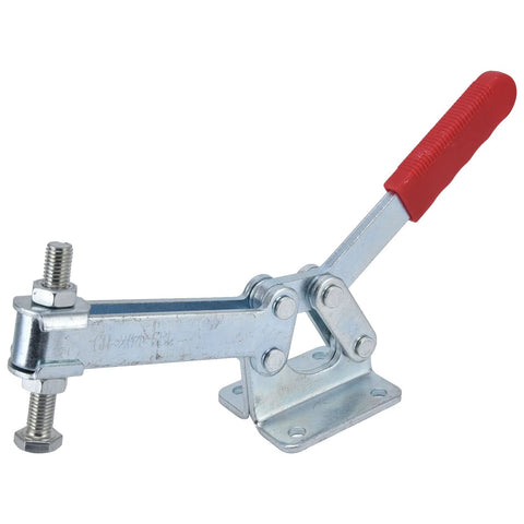 Heavy Duty Horizontal Toggle Clamp 630Kg With Stable Joystick Control For Machine Operations Welding Woodworking Jigs And Fixtures Built Tough Iron And Plastic Build For Tough Applications