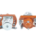 Heavy-Duty 50A DC Contactor Relay Built Tough For Electric Vehicles And Winches features two robust relays for 12 to 72 volt systems.