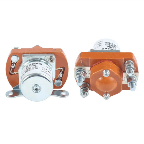 Heavy-Duty 50A DC Contactor Relay Built Tough For Electric Vehicles And Winches features two robust relays for 12 to 72 volt systems.