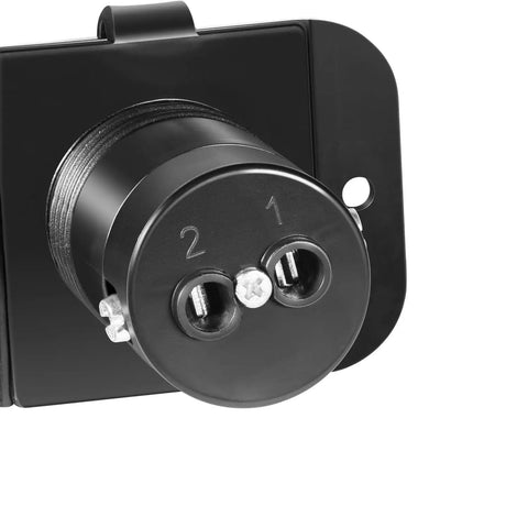 12V Downrigger Receptacle With Waterproof Cap For Scotty Depthpower Electric Downriggers Replacement Socket 2126 close-up view