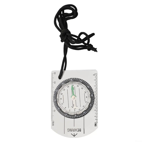 Dual Measurement Scale For Inch And Millimeter Precision Map Ruler Compass Navigation Tool For Scouting And Orienteering 1mm High Precision