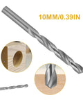 10mm drill bit from Eight Piece Hidden Brass Barrel Hinges Set With Drill Bit For Jewelry Boxes Wooden Boxes And Small Furniture DIYers
