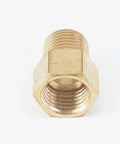 Quarter Inch BSPT Male To Quarter Inch NPT Female Brass Pipe Fitting Hex Reducer Coupler Connector Adapter For Plumbing