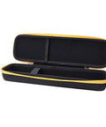Open black EVA hard case for T5/T6 testers with internal pocket, Rugged Hard Case Replacement For T5 And T6 Series Electrical Voltage Continuity And Current Testers Protects Your Gear With Crush Resistant Water Resistant EVA Shell Protection.