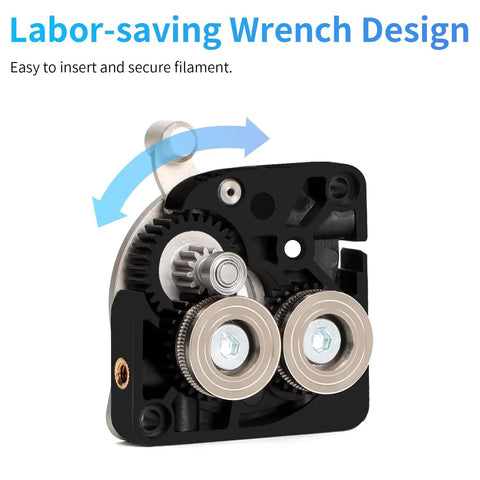 Close-up of Direct Drive Extruder Upgrade Kit For K1 Series And Ender 3 V3 1.75mm Filament Dual Gear Feeding