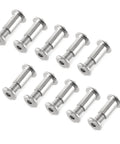 Heavy Duty M6 X 16mm Hex Socket Cap Bolts And Barrel Nuts Kit With Allen Wrench Industrial Grade Stainless Steel fasteners set.