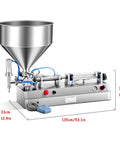 Kickin Performance Pneumatic Bottle Filler Machine With 40L Hopper, showing stainless steel design and control panel.