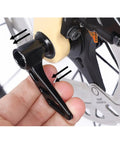 Beefy M15x148 Quick Release Thru Axle For MTB And Road Bikes with Rotating Flange shown in use on wheel hub