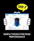 Image showing software interface for tuning the Lock In With This CrazyLight Wireless Gaming Mouse for peak performance.