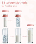 Portable Stainless Steel Breast Milk Chiller Keeps Bottles Chill For Up To Twenty Three Hours creating a visual of flexible storage options.