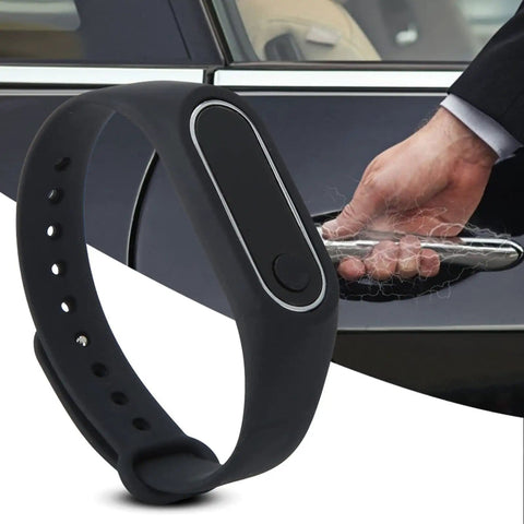 Anti Static Wristband With Automatic Static Eliminator Silicone Wrist Strap for electrostatic removal near car handle