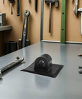 Four Piece Durable Kayak Motor Mount Bracket Clips Built To Last Lightweight Engine Holder on a workshop table