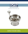 Mini Stainless Steel Food Mill With Transferless Design For Baby Food Sauces And Purees Fits On Wide Mouth Jars 5.5 Inch Diameter A Practical Kitchen Tool For Everyday Cooking And A Go To Pick