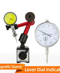 Lever Dial Indicator Magnetic Holder With Probes, Indicator Stand, Magnetic Base, And Micrometer Dial Gauge For Precision Measuring Gear, 0.8mm Tip Stand B, Ideal For Watch Tools And Comparators. magnetic stand with lever dial indicator and micrometer gauge