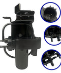 Front view of UVYMZY 12V automotive vacuum pump with mounting bracket and hose fittings
Inlet port close-up of UVYMZY vacuum pump showing circular interior opening
Hose outlet close-up on UVYMZY 12V vacuum pump with two ports
Mounting bracket close-up with hardware for UVYMZY vacuum pump
