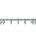 Workhorse 24 Inch Powered Flexible Roller Conveyor Built Rock Solid For Friction Free Package Transport And Lightning Fast Warehouse Loading Zones With Quick Length Tweaks, 19 feet long with driven rollers.