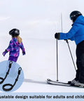 Glove Leash With Metal Button Safety Strap For Ski Gloves And Winter Wear Anti Lost Wrist Leash on skiers in snow