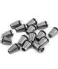 15 Piece Spring Collet Set For CNC Milling Lathe Workholding Er20 Size displayed on white background