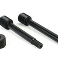 Double D Punch Die Set Pro Grade 0.769 In By 0.642 In Knockout Holes with Case Hardened Tool Steel Dies