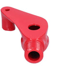 Heavy Duty 90 To 180 Degree Conduit Bending Tool Manual Pipe Bender Cast Iron Tube Former, red finish, used for shaping electric wiring.
