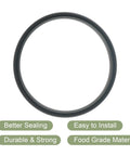 Six Pack Replacement Parts Sealing Gaskets For NutriBullet 900W Blenders Premium Silicone BPA Free Dishwasher Safe Gasket Set For Extractor Blade Replacements, gray silicone seal ring