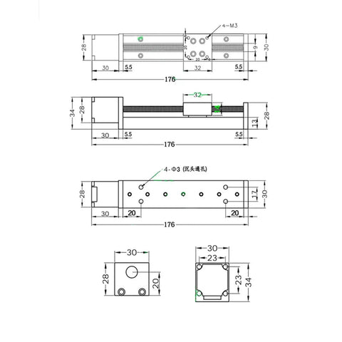 Built Like A Tank Cnc Linear Rail Stage With T6 Lead Screw Slick Glide Actuator For Mini Stepper Motors Rock Solid Aluminum Build Dial Into Precise Motion Ready To Roll Straight Onto Your Bench For Maker Projects