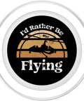 Gyrocopter Gyroplane Pop Grip For iPhone With MagSafe Base Perfect For Autogyro Pilots And Aviation Enthusiasts featuring 'I'd Rather Be Flying'