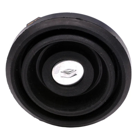 Top view of Direct Fit Brake Master Cylinder Fluid Reservoir Cap For Toyota Camry, Corolla, Highlander, OE Style Replacement 47230-20140