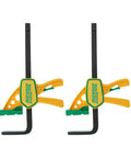Grr-rip Clamp 4-Pack For Dovetail Grooves, One-Handed Squeeze Action Clamp With Up To 150 Lb Holding Power, Yellow