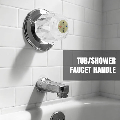 Easy Install Universal Shower Knob Handle Replacement For Delta And Peerless, Simple Swap With All Hardware, RP41661 Compatible