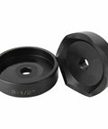 Three And A Half Inch Conduit Punch And Die Set For Hydraulic Knockout Driver With Three Quarter Inch 16UN Threads, Black Oxide Finish