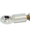 Top Shelf 3/8 Bore Heim Joint Adjustable Turnbuckle crafted from heat treated 4130 chromoly steel, showing chrome plated ball detail.