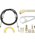 2 Inch Cable Column Shift Linkage Kit For GM Transmissions Easy Install Durable Build Smooth Shifting Compatible With Back Up Light And Neutral Safety Switch Kit ACA1804 For Most GM Automotive Transmissions, cable and brackets