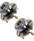 4 Pack Wheel Hub And Bearing Assembly For Mitsubishi Lancer 2.0L 2002-2007 With ABS Sensor Lugs Rear Left And Right Driver And Passenger