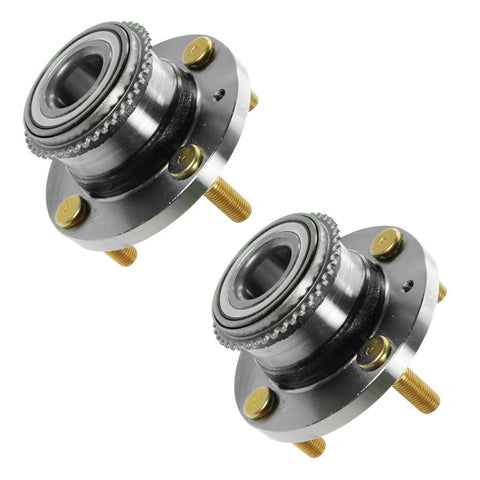 4 Pack Wheel Hub And Bearing Assembly For Mitsubishi Lancer 2.0L 2002-2007 With ABS Sensor Lugs Rear Left And Right Driver And Passenger