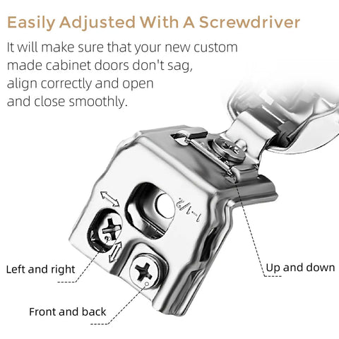 Heavy Duty Soft Close Kitchen Cabinet Hinges 2 Pack Featuring Full Overlay Design For Smooth Silent Swings And No Sweat Installation To Level Up Your Entire Kitchen Setup