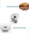 Native American Tribes Style Cabinet Knobs 2 Pack Stainless Steel Drawer Pulls and Dresser Knobs, smooth surface, deep hole thread