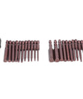 Durable 23 Piece Screwdriver Bit Set Made From Tough S2 Steel With Hex Heads And Double Ends For Electric Drills Plus Manual Tools To Get Any Hardware Job Done Fast Without Stripping Screws Or Wearing Out Your Gear., 23-piece S2 steel hex bit set with double-ended bits and driver handle