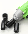 Half Inch Drive Impact Bolt Nut Extractor Set 5 Piece Locking Wheel Lug Nut Remover Kit 17mm 19mm 21mm 22mm Twist Socket Tool Set